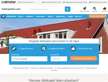Tablet Screenshot of dakkapellen.com